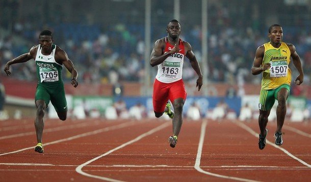 Peter Emeliese, Finalist 100m