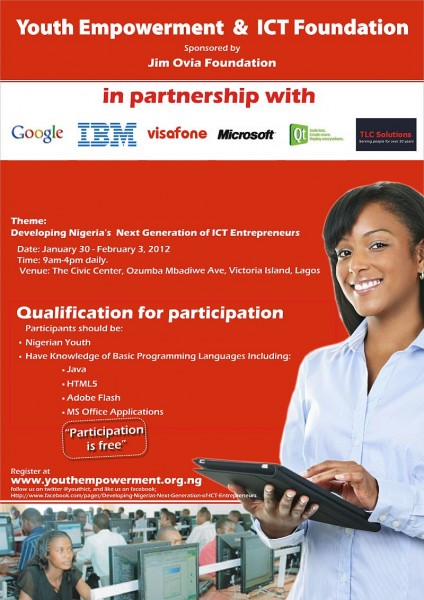 Read more about the article ICT Entrepreneurship for Nigerian Youths Workshop