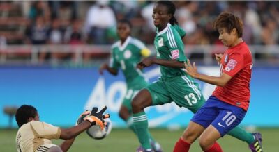 Nigeria commence their 2012 FIFA U-20 Women’s World Cup campaign with a 2-0 victory over Korea Republic/ Photo: FIFA/Getty