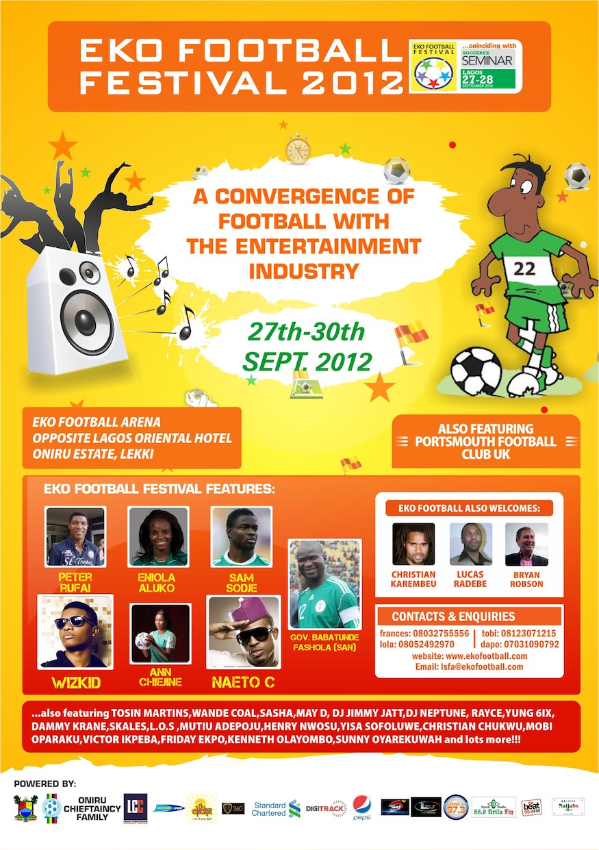 You are currently viewing Eko Festival 2012/Soccerex Seminar Lagos – Sept 27-30th.