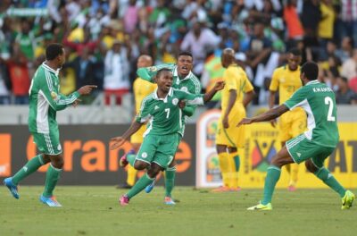 Read more about the article Uzoenyi brace helps Nigeria dump SA out of CHAN 2014