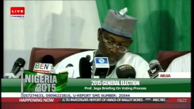 Read more about the article AY Live presents – Prof Jega in Election Results Collation
