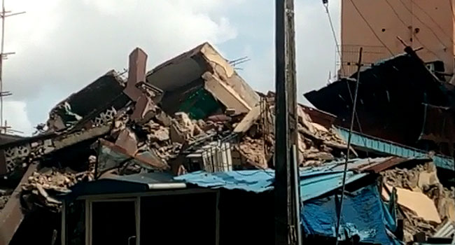 You are currently viewing Two-storey building collapses in Lagos