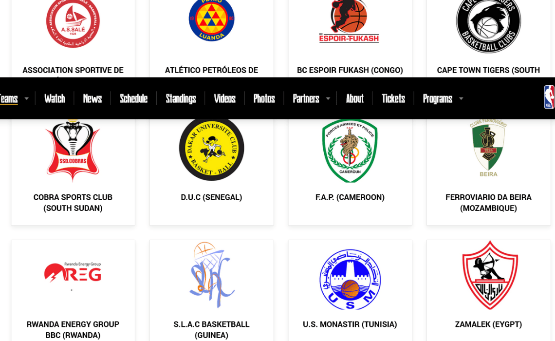 Official Basketball Africa League Rosters