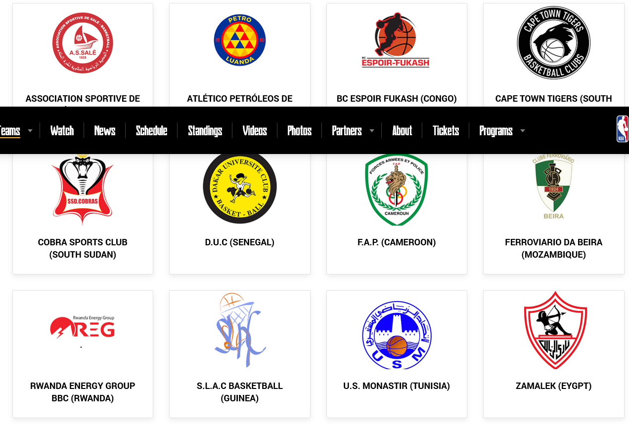 Official Basketball Africa League Rosters